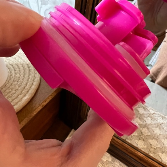 STARBUCKS 2021 Holiday Season Holographic Pink Ribbon Swirl Travel Tumbler 16 oz - Picture 9 of 10